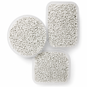 Fournisseur Malaisien – Prix Compétitif – Masterbatch de Carbonate de Calcium Blanc en Granulés – Idéal pour l'Emballage de Sacs Tissés - Product Image 1