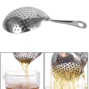 Hot Selling Stainless Steel Julep Strainer Mocktail Wine Cocktail Strainer Spoon for Drink Home Kitchen <b>Bar</b> Accessories - Product Image 1