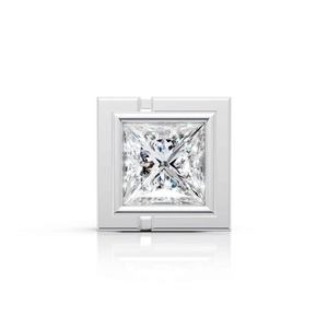 Pendientes Colgantes de Diamantes, Plata 925, Joyería Fina para Hombre, con Moissanita de Corte Brillante, Baño de Rodio - Product Image 1