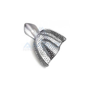 Plateaux d'empreinte dentaire ovales en acier inoxydable allemand pour emballage de plaques/dishes dentaires, matériau métallique, vente en gros - Product Image 6