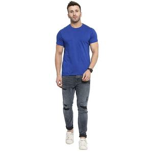 Fabricants de vêtements unisexe hommes mijoter porter 95% coton 5% élasthanne Muscle Fit t-shirts pour hommes athlétique Slim Fit t-shirts - Product Image 6