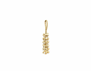 Pendentif Chacha en bois naturel avec perles JuJu et pompon pour la méditation, le yoga et la relaxation à prix réduit - Product Image 1