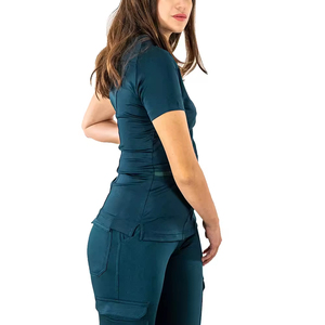 Uniformes d'infirmières unisexes en gros, ensembles de blouses médicales personnalisées, coton, polyester, toile, haute qualité, confortables, uniformes d'hôpital tendance - Product Image 5