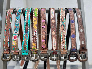 Ceintures en cuir personnalisées usinées à la main, design de luxe, boucle en alliage pour hommes d'affaires, ceintures réglables en cuir de vachette véritable 100% - Product Image 6