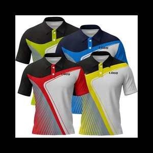 Camiseta Polo Personalizada con Estampado Personalizado para Uso Casual, Camiseta con Diseño Personalizado, Transpirable, Tallas Grandes, Camisetas Polo para Hombre - Product Image 1