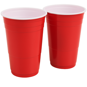 Nouvelles tasses en plastique PP jetables rouges écologiques, design 2026, 12/16/24oz, durables, pour fêtes et boissons à emporter - Product Image 4