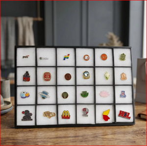 Lot de 24 épingles en émail métallique faites à la main, personnalisables avec logo, cadeaux promotionnels originaux, badges personnalisés avec impression en relief - Product Image 4