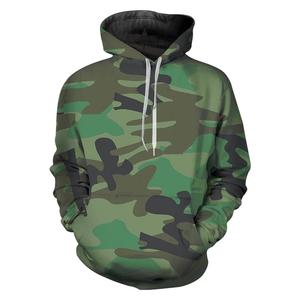 Sweat à capuche camouflage personnalisé 2026 pour homme, grande taille, en mélange polyester-coton, avec logo et fermeture éclair – Nouveauté en promotion - Product Image 5