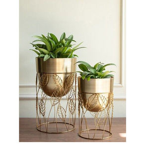 Maceta Artesanal Grande para Plantas, Decoración de Interiores para Sala de Estar, Maceta de Piso a Precio Económico - Product Image 5