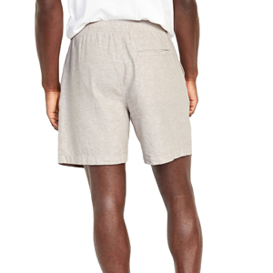 Shorts Bermuda Unisexe 100% Coton Décontractés Haute Qualité Séchage Rapide Respirant Lavage Personnalisé Motif Uni Taille Mi-Haute Décoration Poches - Product Image 3