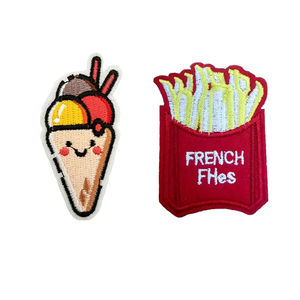 High Quality Custom Embroidery Patches <b>Rainbow</b> Color Circle Shape Wholesale Iron-on for DIY <b>Hoodie</b> Hat Resin Plastic - Product Image 5