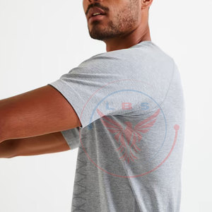 Camisetas de Gimnasio de Poliéster/Algodón de Corte Ajustado con MOQ Bajo - Secado Rápido, Transpirables y Ecológicas, Cómodas, en Oferta Online - Product Image 5