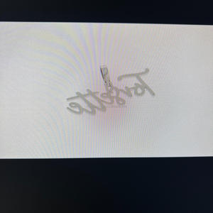 Pendentif en argent 925 personnalisé en usine, bijoux glacés pour hommes, diamants en moissanite VVS, chaîne cubaine, nom personnalisé en 3D, fête branchée - Product Image 6