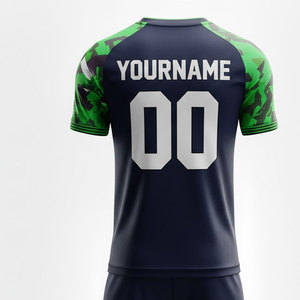 Ensemble de maillots de football personnalisés, uniforme d'équipe, shorts respirants, tissu à séchage rapide, vêtements d'entraînement professionnels pour les matchs - Product Image 5