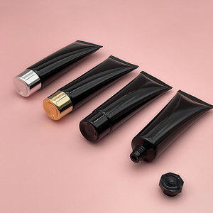 Bán Buôn Biểu Tượng Tùy Chỉnh Màu Đen Mềm Ống 30Ml 50Ml 100Ml Rỗng Bao Bì Mỹ Phẩm Kem Tay Mỹ Phẩm Sữa Rửa Mặt Ống - Product Image 2