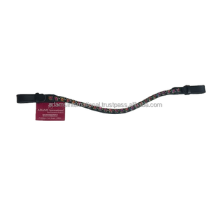 Buena calidad hecha a mano personalizada Crystal Bling Horse Leather Brow Band Venta al por mayor Handcrafted Browbands en todos los tamaños - Product Image 1