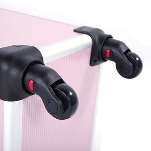 Valigetta 4 in 1 in Alluminio Rosa per Cosmetici e Trucchi, Borsa Versatile e Resistente per Tatuaggi, Conservazione e Viaggio - Product Image 4