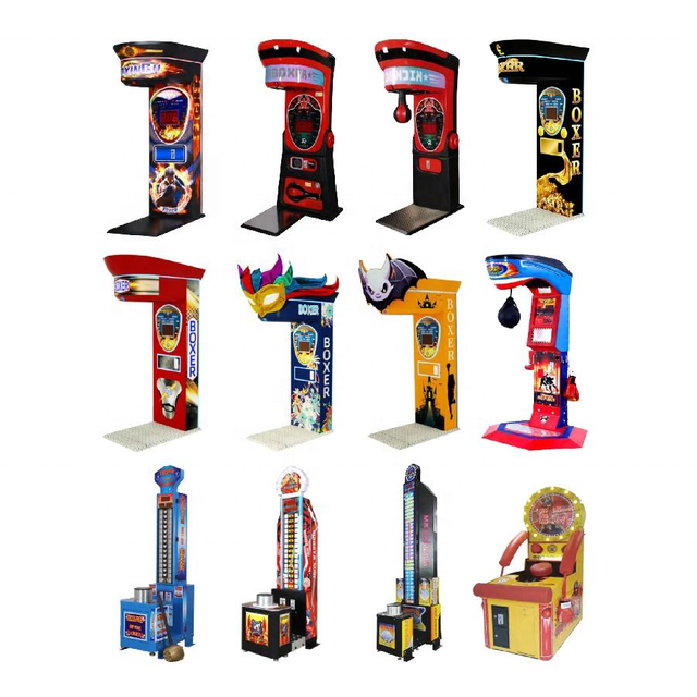 IFD Coin Operated Arcade Street Play Amusement Ultimate Big Punch Power Electronic Punching Game Hit Arcade Boxer Boxing Machine