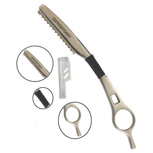 Rasoir de coiffure professionnel en acier inoxydable, outil de salon, pour la coupe de cheveux, l'éclaircissement et la mise en couches, peigne de coupe pour extensions capillaires - Product Image 1