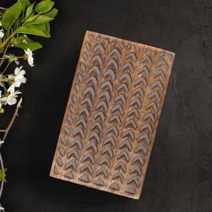 Hot Sale Unique Handmade Mango Wood Keepsake <b>Storage</b> <b>Box</b> Light Burnt Wooden Decorative Carving for Jewelry <b>Storage</b>-Good Price - Product Image 6