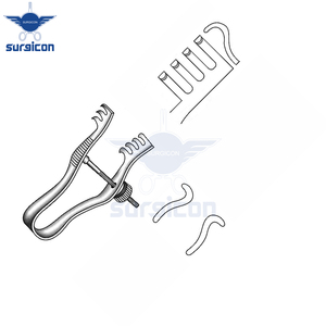 Retractor Autoajustable Finsen de 7 cm (2¾ Pulgadas) y 12 mm, Biselado, con Tornillo de Ajuste, de Acero Inoxidable, Reutilizable, Quirúrgico - Product Image 6
