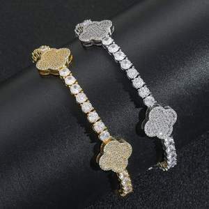 Premium Quality 925 Silver Moissanite Diamond Miami Cuban Bracelet <b>for</b> <b>Men</b> Hip Hop Jewelry Available <b>for</b> Affordable Price - Product Image 4