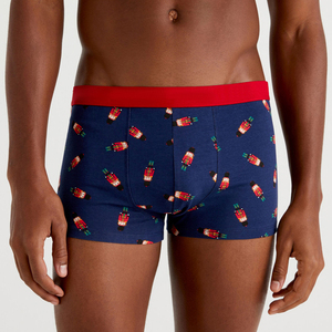 Custom <b>Boxer</b> Briefs Ice Silk Mens Shorts Elastic Smooth Breathable Underwear for Men Customize logo - Product Image 3