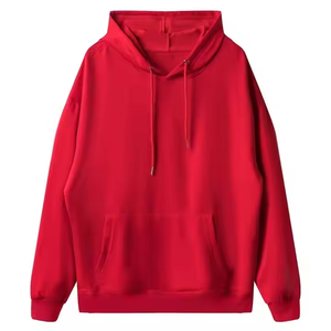 Sweat-shirt à capuche pour homme, couleur unie, coupe classique, décontracté, vêtements d'automne, tricoté, 100% coton, manches longues, plusieurs couleurs - Product Image 5