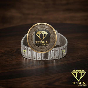 Reloj de Diamantes Moissanite Premium, Reloj Automático de Lujo Estilo Hip Hop, Reloj Mecánico VVS Brillante para Hombre - Product Image 2