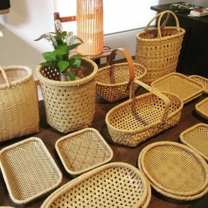 Cesta de Bambú Multiusos para Almacenamiento de Frutas, Organizador de Cocina, Venta al por Mayor - Product Image 1