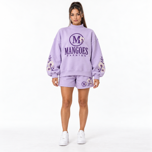 Sudadera Personalizada de Forro Polar con Cuello Alto para Hombre y Mujer, Color Rosa, con Logotipo Estampado y Bordado, 100% Algodón, Talla Grande, Ecológica - Product Image 5