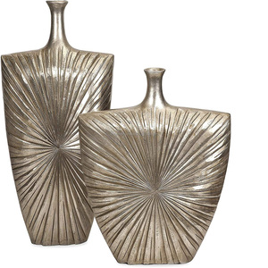 Moderno Centro de Mesa Decorativo de Aluminio Ecológico con Diseño de Coral, Florero para Decoración del Hogar o Bodas - Product Image 3