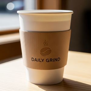 Fabricante Vietnamita de Fundas de Papel Kraft Personalizadas para Vasos con Logotipo, Ecológicas y Aptas para Microondas, para Cafeterías, Teterías y Bebidas - Product Image 2