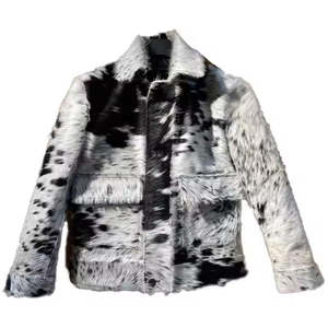 Chaquetas Exclusivas de Cuero Genuino para Mujer, Piel de Vacuno Auténtica, Transpirables, con Detalles de Lona, Impermeables, Reversibles, Premium - Product Image 6