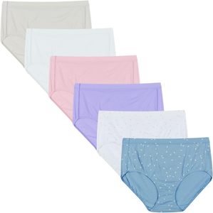 Womens Brief Underwear Panties Breathable Cotton Soft Texture Flexible Stretch Balanced Waist Full Coverage Daily Comfort OEM - Product Image 5