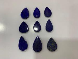 พลอยลาพิส ลาซูลีธรรมชาติทรงหยดน้ำ คุณภาพสูง สีน้ำเงินเข้ม สำหรับทำเครื่องประดับ ขายส่ง พลอยประจำเดือนเกิดเดือนพฤษภาคม - Product Image 5