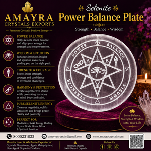 สินค้ามาใหม่ แผ่นเซเลไนต์แกะสลักพระพุทธรูปสำหรับตกแต่ง  ขายส่งจาก Amayra Crystals Exports - Product Image 2