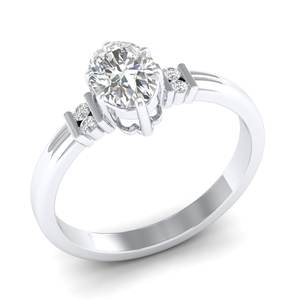 Bague de fiançailles REYES, nouveau design, 1,36 carat, moissanite, argent sterling 925, exquise, pour proposition de mariage, bijoux fins, cadeau pour elle - Product Image 2