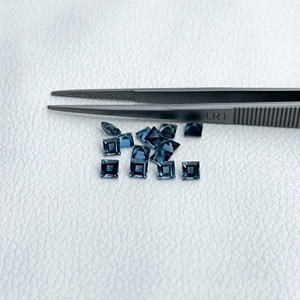 เครื่องประดับสร้อยคออัญมณีเจียระไนเหลี่ยมเพชรพลอยลอนดอนธรรมชาติขนาด7มม. สำหรับผู้ชายและผู้หญิง - Product Image 1
