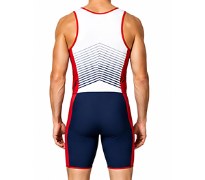 Maillot et short d'aviron sur mesure Unisuit une pièce pour les équipes d'aviron du collège et du club - Product Image 3