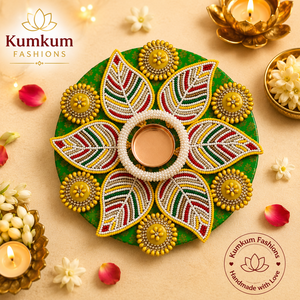 Best Selling Handmade Eco-Friendly Rangoli Tealight <b>Candle</b> <b>Holder</b> Christmas Wedding Diwali Festive Metal/Wood Home Decor Party - Product Image 4
