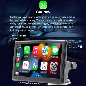 Appareil de navigation portable 7 pouces B500W, moniteur de voiture, support CarPlay, téléphone mobile, Android <span class=keywords><strong>Auto</strong></span>, lecteur MP5 portable pour voiture - Product Image 5