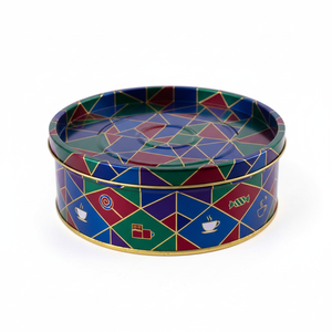 Boîte en étain soudée sur mesure pour biscuits, bonbons, chocolat et thé - Product Image 1