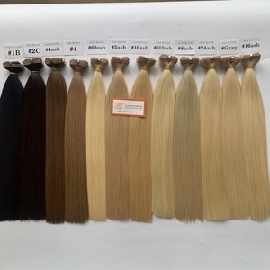 Cabello humano ruso intacto con cutícula de Cinta Larga 2024, extensiones de cabello Ins de cinta Remy de doble estiramiento 100% cabello humano vietnamita - Product Image 3