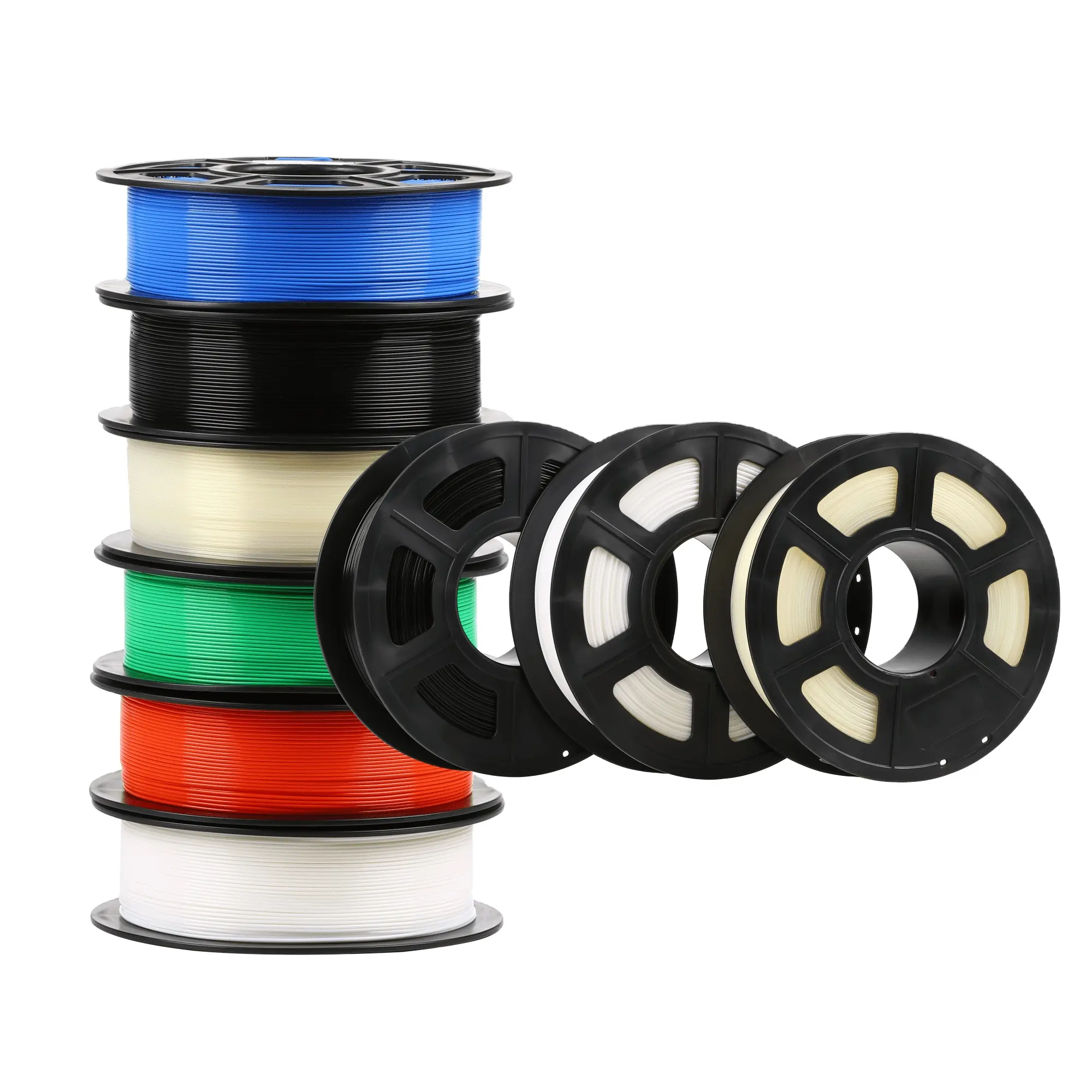 5 Rollen/Partij Pla Filament Willekeurige Kleuren 1Kg (2.2 Lbs) 1.75Mm Voor 3D-printer Materiaal Spool 3d Printing Pla Filament