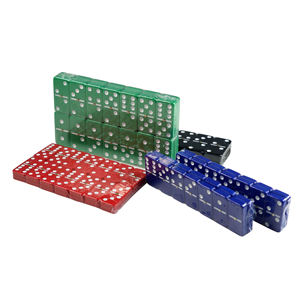 Dominós de Resina Artesanales, Juego de Dominós Ecológico Personalizado, Fichas de Dominó con Puntos Dorados de Fábrica - Product Image 5