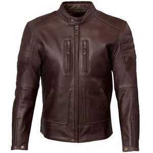 แฟชั่นเสื้อแจ็คเก็ตหนังเมอร์ลิน เดรย์คอตต์ - Product Image 1