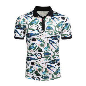 Polo en sublimation de qualité supérieure pour homme, tissu respirant, coupe confortable, tenue sportive décontractée - Product Image 1