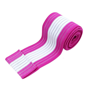 Vendas de compresión para rodillas de algodón y poliéster para levantamiento de pesas, soporte de alta resistencia, cómodas y elásticas. - Product Image 4