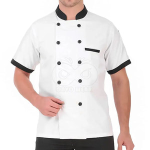 เสื้อเชฟพรีเมียม ชุดยูนิฟอร์มพนักงานร้านอาหาร ใส่สบาย ระบายอากาศได้ดี คุณภาพสูง - Product Image 4